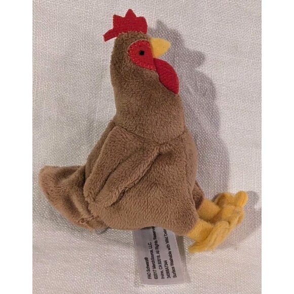 Chickens Coop Carrying Case Plush FAO Schwarz Barn Hen House Rooster Playset Toy - Picture 3 of 14